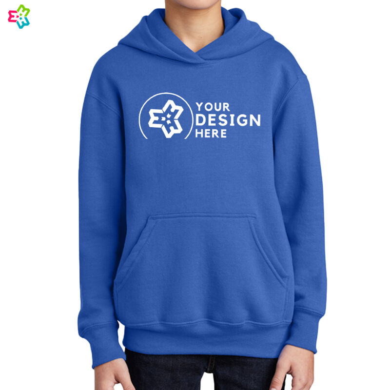 Port & Company Youth Core Fleece Pullover Hooded Sweatshirt Thumbnail