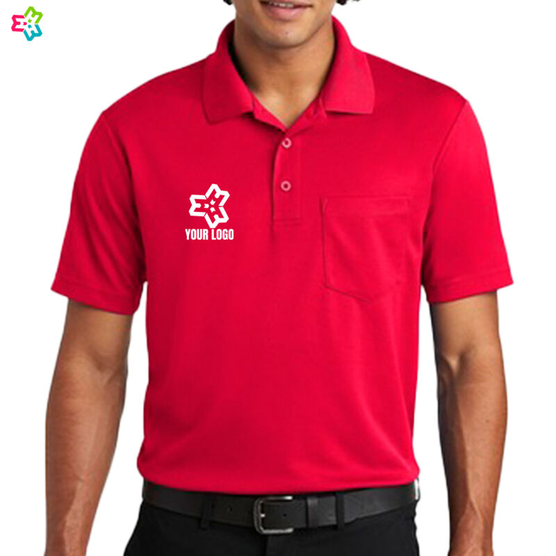 Sport Tek PosiCharge ® RacerMesh ® Pocket Polo Thumbnail