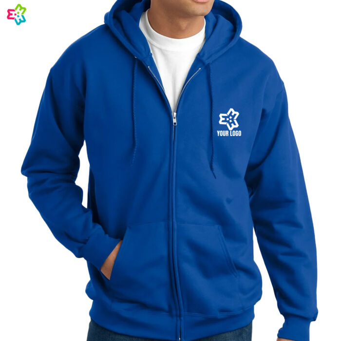 Hanes Ultimate Cotton ® Full Zip Hooded Sweatshirt Thumbnail
