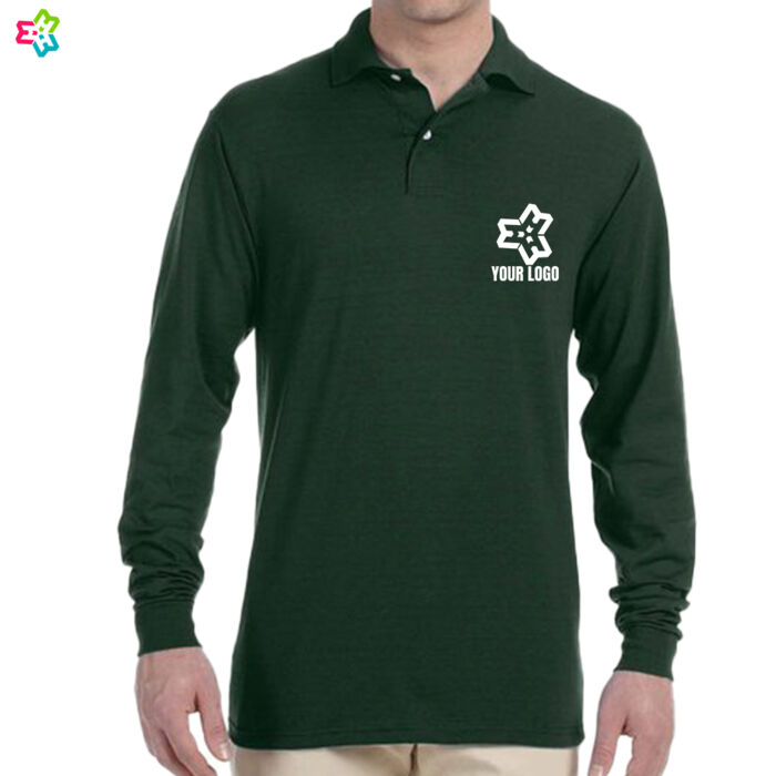 Jerzes Adult DRI-POWER® ACTIVE Long-Sleeve Jersey Polo Thumbnail