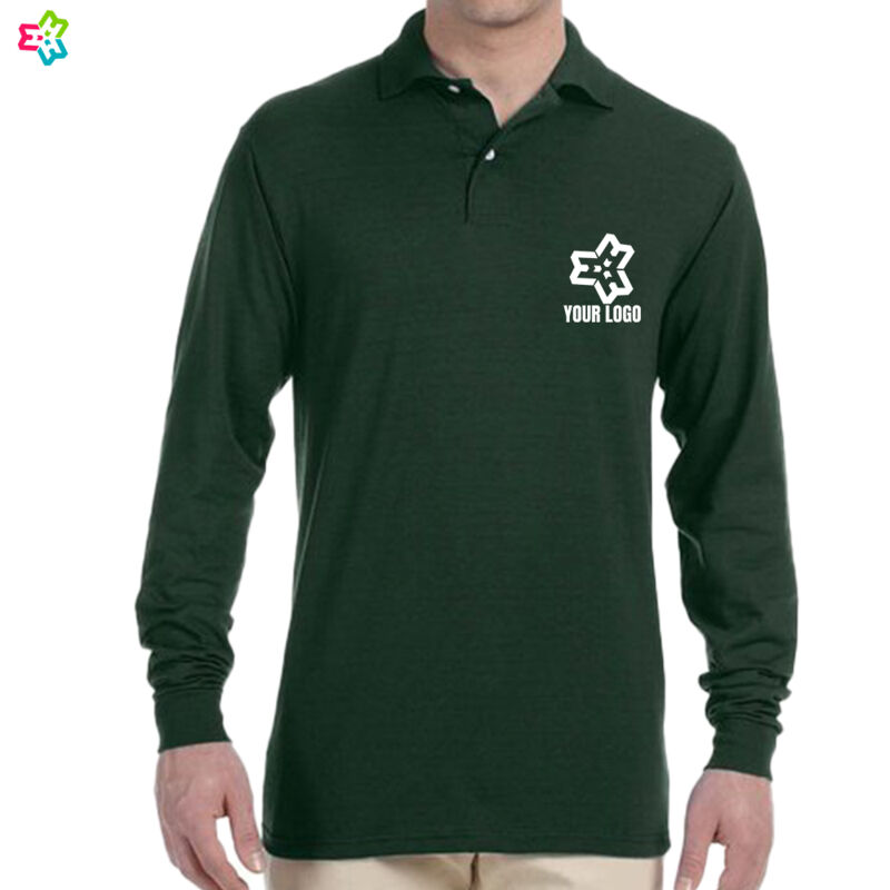 Jerzes Adult DRI-POWER® ACTIVE Long-Sleeve Jersey Polo Thumbnail