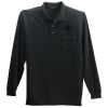 Port Authority Long Sleeve Silk Touch Polo with Pocket Thumbnail