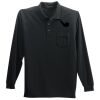 Port Authority Long Sleeve Silk Touch Polo with Pocket Thumbnail