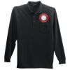 Port Authority Long Sleeve Silk Touch Polo with Pocket Thumbnail