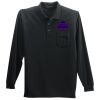 Port Authority Long Sleeve Silk Touch Polo with Pocket Thumbnail