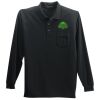 Port Authority Long Sleeve Silk Touch Polo with Pocket Thumbnail