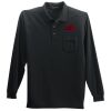 Port Authority Long Sleeve Silk Touch Polo with Pocket Thumbnail