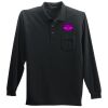 Port Authority Long Sleeve Silk Touch Polo with Pocket Thumbnail