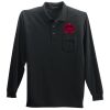 Port Authority Long Sleeve Silk Touch Polo with Pocket Thumbnail