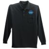Port Authority Long Sleeve Silk Touch Polo with Pocket Thumbnail