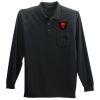 Port Authority Long Sleeve Silk Touch Polo with Pocket Thumbnail
