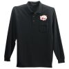 Port Authority Long Sleeve Silk Touch Polo with Pocket Thumbnail