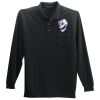 Port Authority Long Sleeve Silk Touch Polo with Pocket Thumbnail
