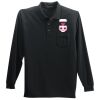 Port Authority Long Sleeve Silk Touch Polo with Pocket Thumbnail