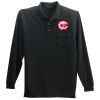 Port Authority Long Sleeve Silk Touch Polo with Pocket Thumbnail