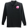 Port Authority Long Sleeve Silk Touch Polo with Pocket Thumbnail