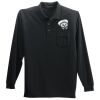 Port Authority Long Sleeve Silk Touch Polo with Pocket Thumbnail