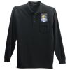 Port Authority Long Sleeve Silk Touch Polo with Pocket Thumbnail