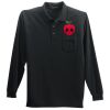Port Authority Long Sleeve Silk Touch Polo with Pocket Thumbnail