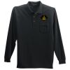Port Authority Long Sleeve Silk Touch Polo with Pocket Thumbnail