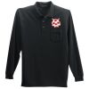 Port Authority Long Sleeve Silk Touch Polo with Pocket Thumbnail