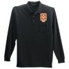 Port Authority Long Sleeve Silk Touch Polo with Pocket Thumbnail