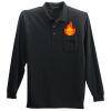 Port Authority Long Sleeve Silk Touch Polo with Pocket Thumbnail