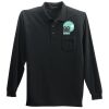 Port Authority Long Sleeve Silk Touch Polo with Pocket Thumbnail