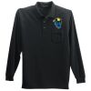 Port Authority Long Sleeve Silk Touch Polo with Pocket Thumbnail