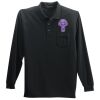 Port Authority Long Sleeve Silk Touch Polo with Pocket Thumbnail