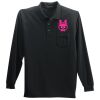 Port Authority Long Sleeve Silk Touch Polo with Pocket Thumbnail