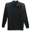 Port Authority Long Sleeve Silk Touch Polo with Pocket Thumbnail