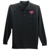 Port Authority Long Sleeve Silk Touch Polo with Pocket Thumbnail