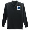 Port Authority Long Sleeve Silk Touch Polo with Pocket Thumbnail