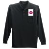 Port Authority Long Sleeve Silk Touch Polo with Pocket Thumbnail