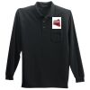 Port Authority Long Sleeve Silk Touch Polo with Pocket Thumbnail