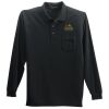 Port Authority Long Sleeve Silk Touch Polo with Pocket Thumbnail