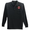 Port Authority Long Sleeve Silk Touch Polo with Pocket Thumbnail
