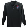 Port Authority Long Sleeve Silk Touch Polo with Pocket Thumbnail
