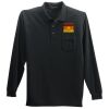 Port Authority Long Sleeve Silk Touch Polo with Pocket Thumbnail