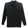 Port Authority Long Sleeve Silk Touch Polo with Pocket Thumbnail