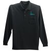 Port Authority Long Sleeve Silk Touch Polo with Pocket Thumbnail