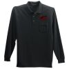 Port Authority Long Sleeve Silk Touch Polo with Pocket Thumbnail