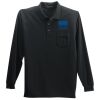 Port Authority Long Sleeve Silk Touch Polo with Pocket Thumbnail