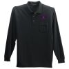 Port Authority Long Sleeve Silk Touch Polo with Pocket Thumbnail
