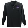 Port Authority Long Sleeve Silk Touch Polo with Pocket Thumbnail