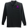 Port Authority Long Sleeve Silk Touch Polo with Pocket Thumbnail