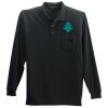 Port Authority Long Sleeve Silk Touch Polo with Pocket Thumbnail