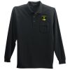 Port Authority Long Sleeve Silk Touch Polo with Pocket Thumbnail