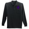 Port Authority Long Sleeve Silk Touch Polo with Pocket Thumbnail